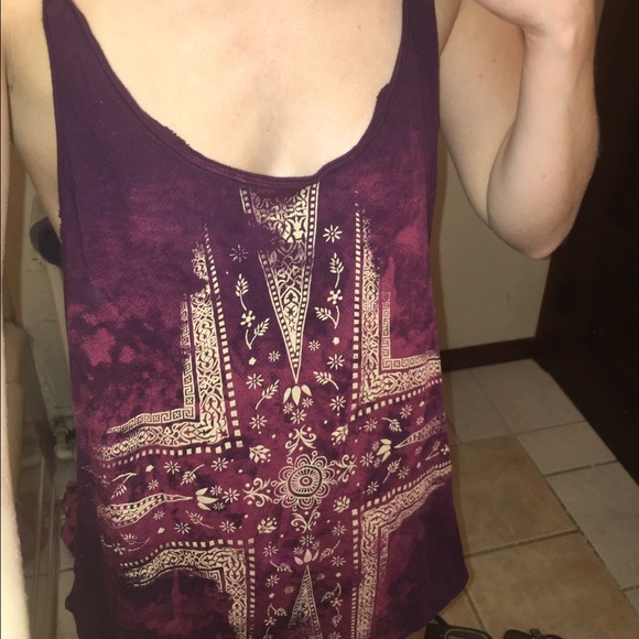 Vintage looking purple tank beaded straps - Picture 1 of 3