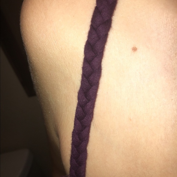 Vintage looking purple tank beaded straps - Picture 3 of 3