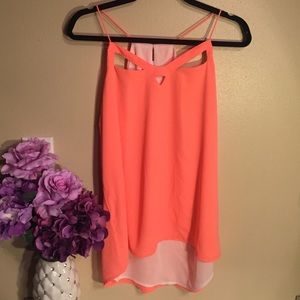 Express Barcelona cami with cutouts