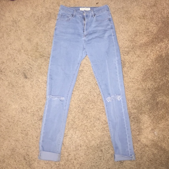bullhead denim high waisted jeans