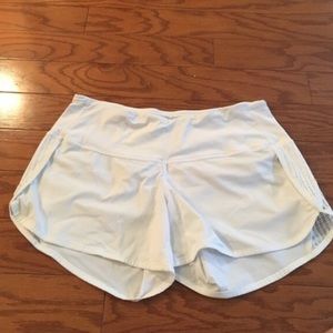White Lululemon Shorts