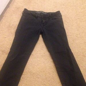 American eagle black jeggings