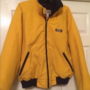 L.L. Bean Men's Size L fleece lined jacket.