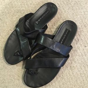 Steven size 8 black sandals