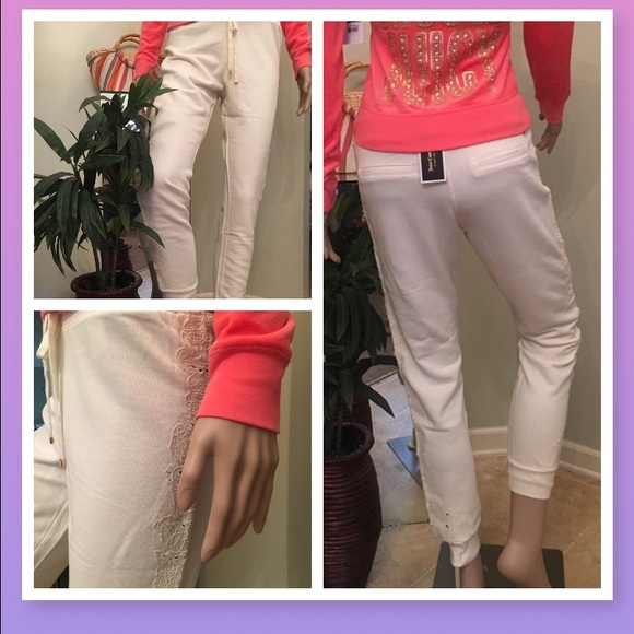 Juicy Couture Black Label Drawstring Terry joggers - Picture 2 of 4