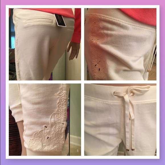 Juicy Couture Black Label Drawstring Terry joggers - Picture 3 of 4