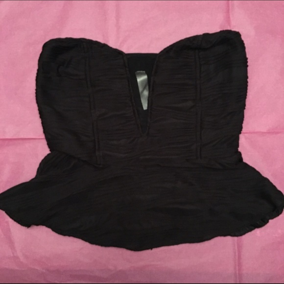Nasty Gal Bustier Crop Top