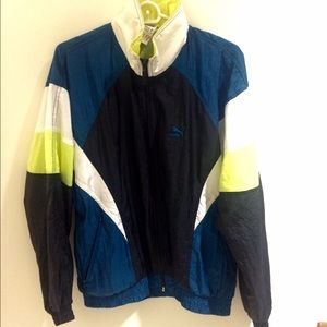 Vintage Puma 80s Style Jacket