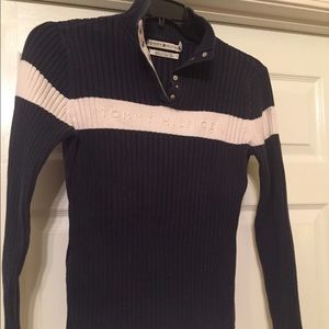 Ladies' Tommy Hilfiger ribbed sweater.