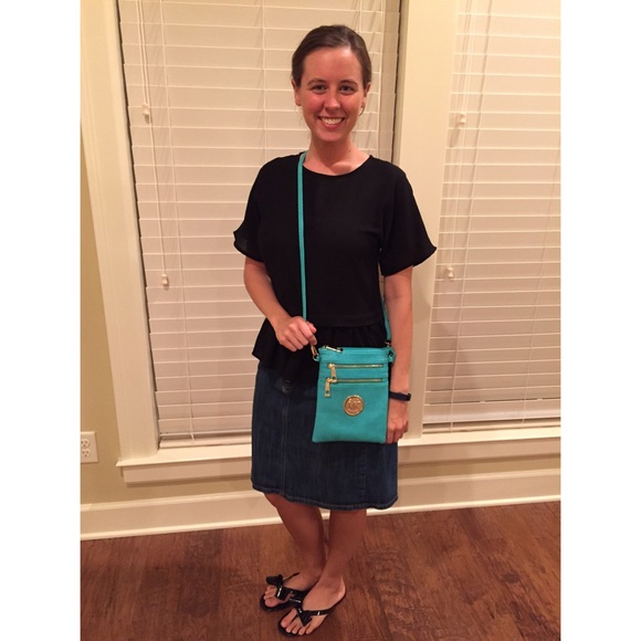 Turquoise Michael Kors Crossbody