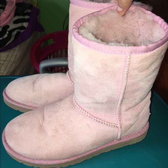 UGG Shoes Light Pink Short Ugg Boots Poshmark