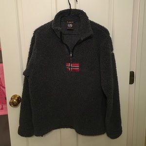 Women's Grey Napapijiri Fleece