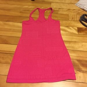 Hot pink CRB tank, lululemon