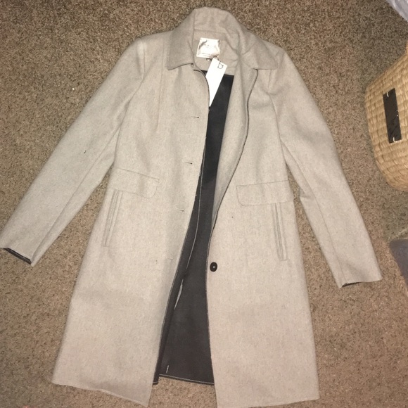 Zara raw edge trench!! - Picture 1 of 4