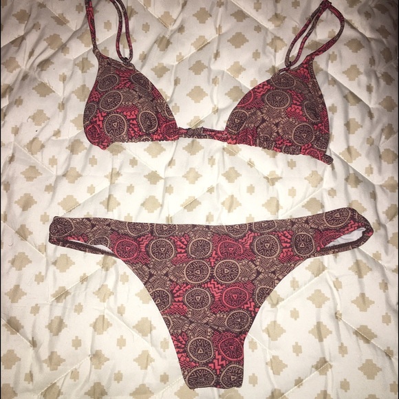 RVCA two piece bikini. Size small.
