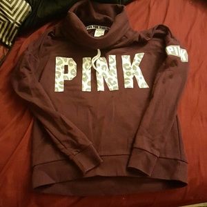 *TRADED* Cheetah Victoria secret pink cowl neck