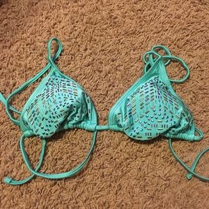 Turquoise Xhilaration bikini top