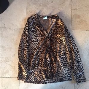 Leopard print sweater