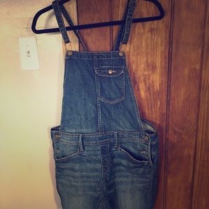Gap overall mini skirt