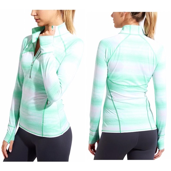 Athleta Running Wild Half Zip 2.0 Stride - Picture 1 of 4