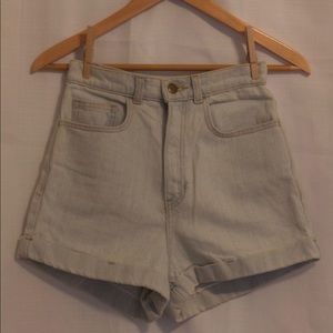 American Apparel High-Waisted Shorts