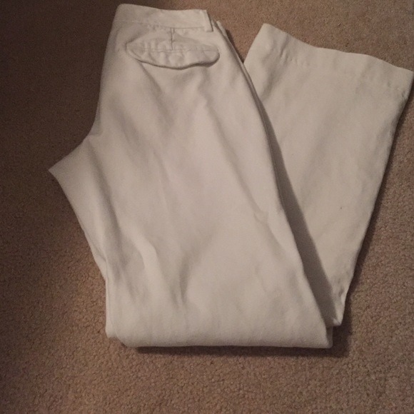 Gap white dress pants 6 regular modern Bootcut