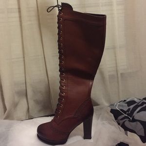 Vero Cuoio lace up brown boots