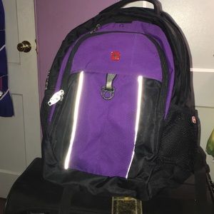Purple backpack