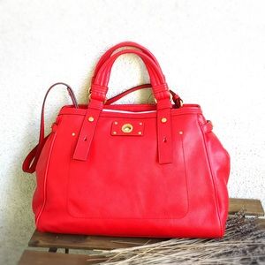 Marc By Marc Jacobs Leather Satchel (Elegant Red)