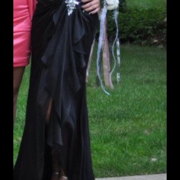 Black home coming dress