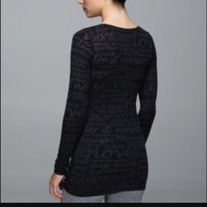 Long Sleeve Lululemon Manifesto Top