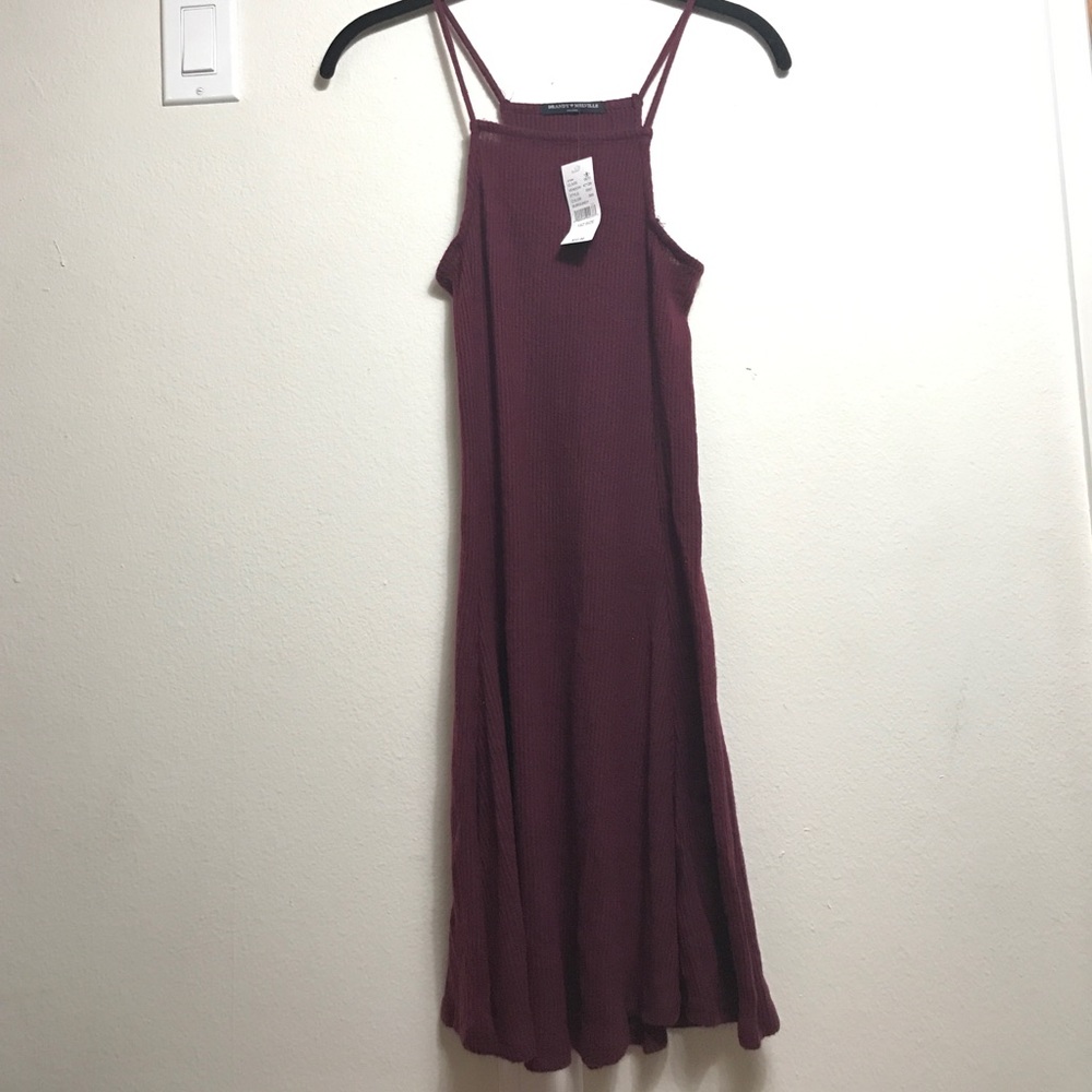 Brandy Melville Abigail Dress- Maroon (NWT)