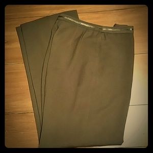 CHARTER CLUB brown lined trousers. Size 8.