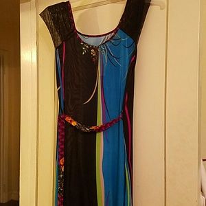 Vibrant maxi dress