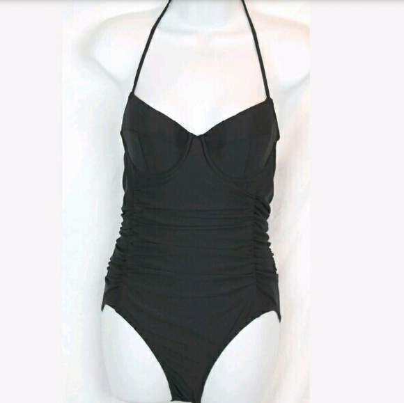 JCREW Halter underwire one-piece swimsuit NEW