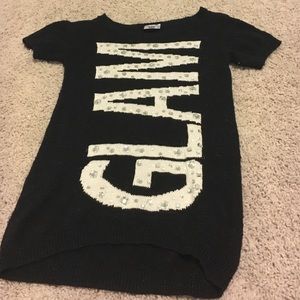 Glam justice Tshirt sweater