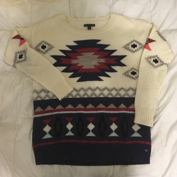 Aztec Print Sweater