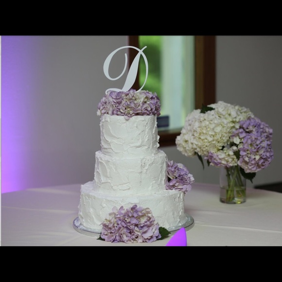 ❇️final price❇️"D" wedding cake topper
