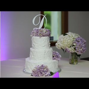 ❇️final price❇️"D" wedding cake topper