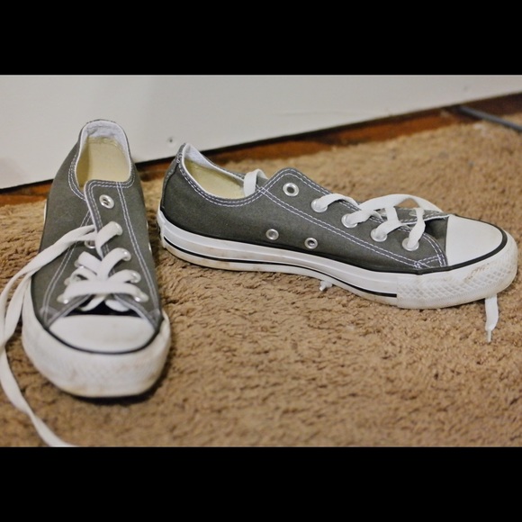 Grey Low Top Converse