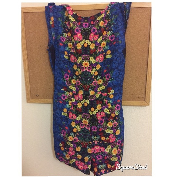 Flowered romper!