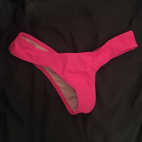Pink cheeky bikini bottoms - Picture 2 of 3
