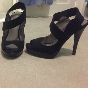 Black levity brand high heels