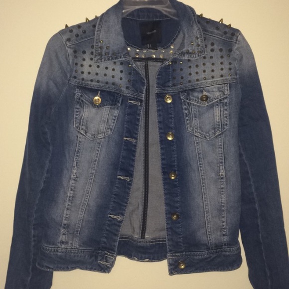 Studded Denim Jacket - Picture 2 of 3