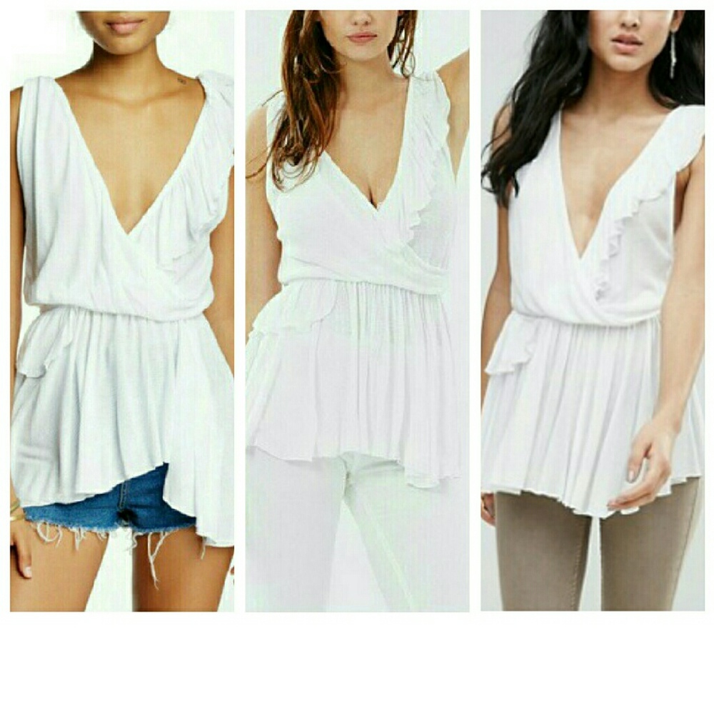 Free People Ruffle Tank - Picture 3 of 4