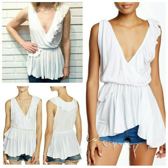 Free People Ruffle Tank - Picture 2 of 4