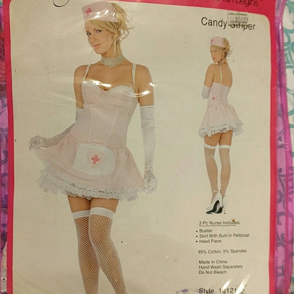 Nwt sexy Candy Striper Costume