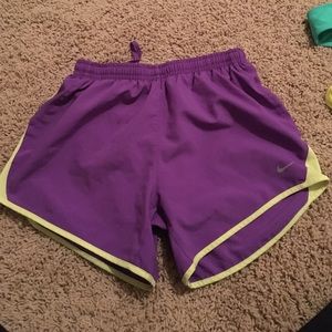 Purple KIDS Nike shorts