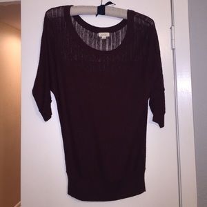 Maroon sweater