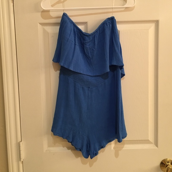 STRAPLESS ROMPER